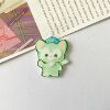 Q 버전 녹색 개 2.2cm * 2.9cm (단일 조각)