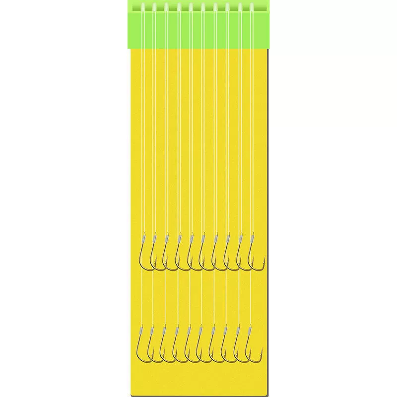 Рыболовный крючок, связанный с готовым поднитевым двойным крючком, комплект Izu с золотыми втулками, полный комплект рыболовных снастей