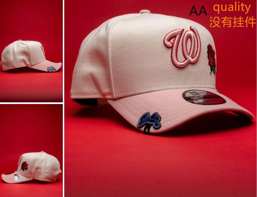 Comercio exterior transfronterizo al por mayor 2026 AA gorra de boca de pato bordado tridimensional ajustable gorra de hip-hop Yankees Dodgers