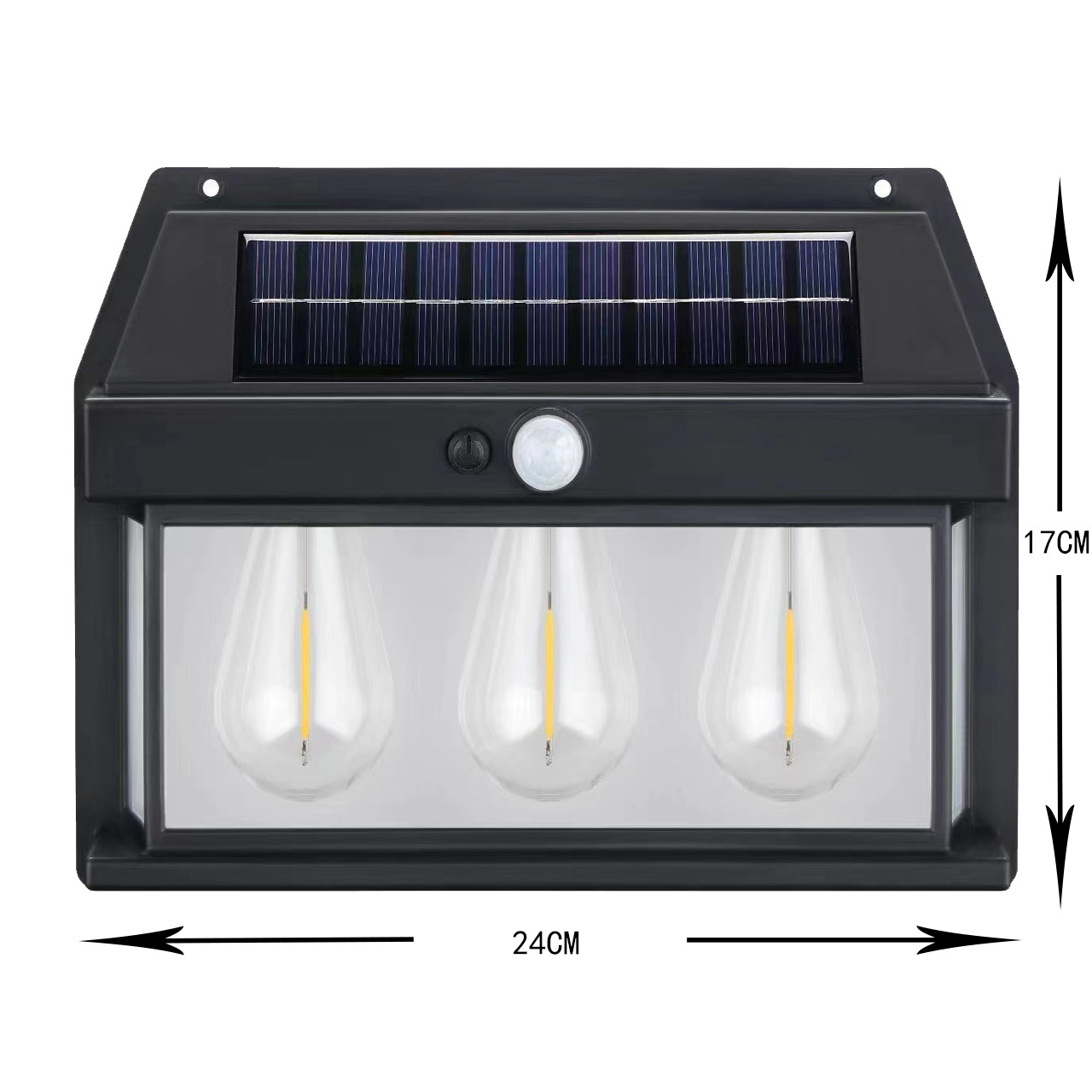 [세 가지 조명] 블랙 텅스텐 와이어 벽 램프