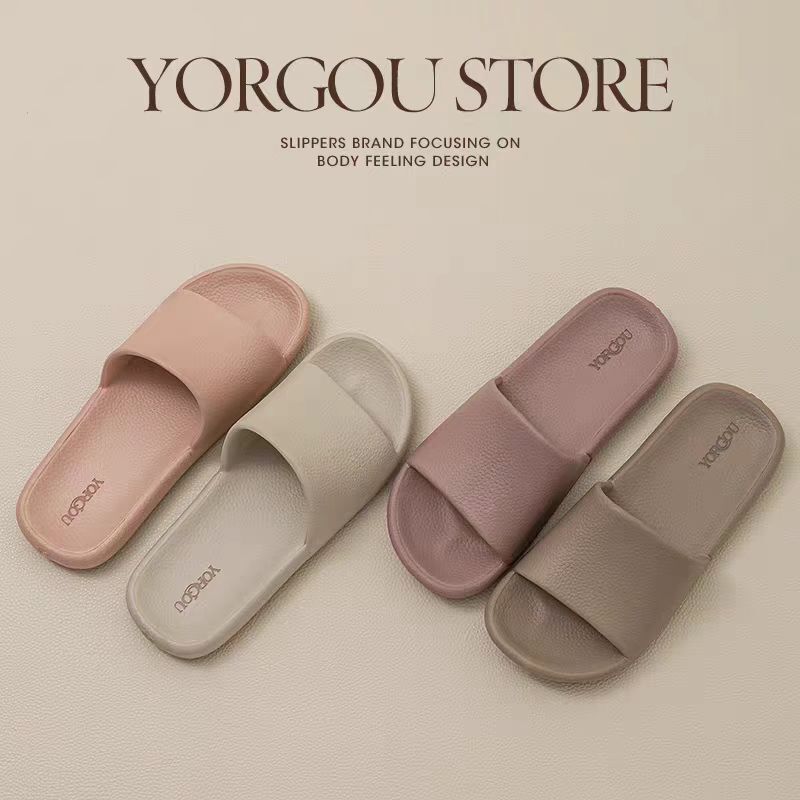 Yuangang Niche High-End Sandals and Slippers for Home New Women's Summer Indoor Home Office Non-Slip Male Dormitory Students
