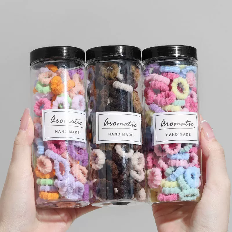 2025新款糖果色儿童毛巾圈头绳女童头饰皮筋宝宝发绳女孩头发发圈