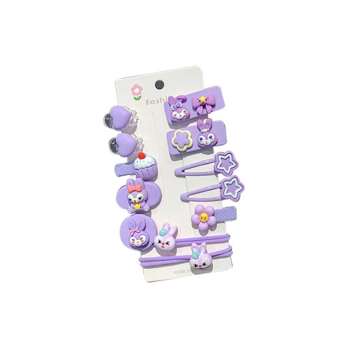 Baby super cute cartoon hairpin girls hair accessories that do not hurt hair bangs clip headwear girls hairpin bb clip