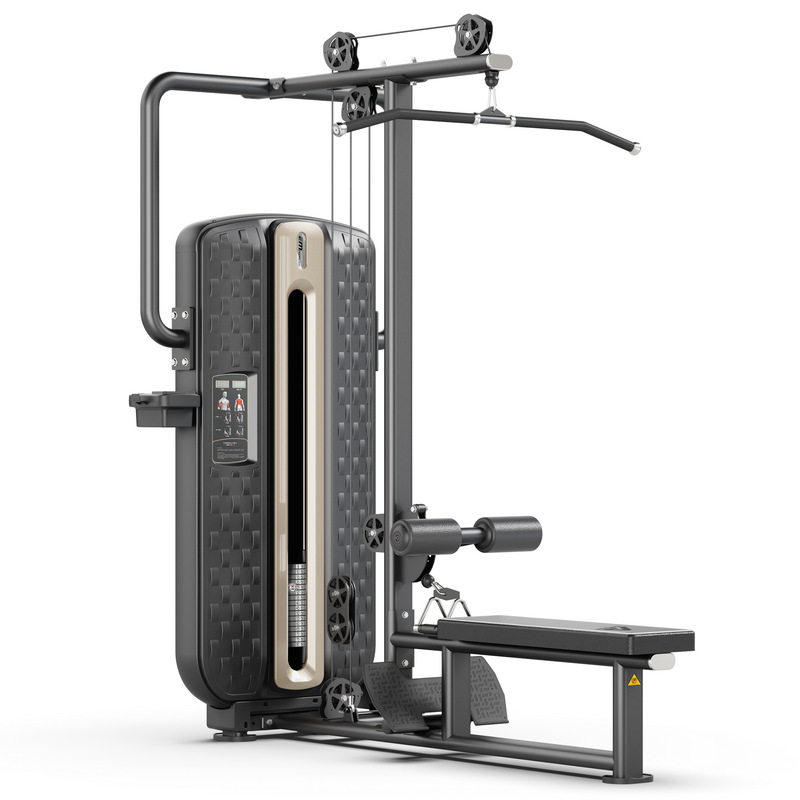 entrenador de hombros comercial gimnasio de hombro sentado dispositivo de educación privada hombro empuje empuje pecho elevación de hombros máquina integrada