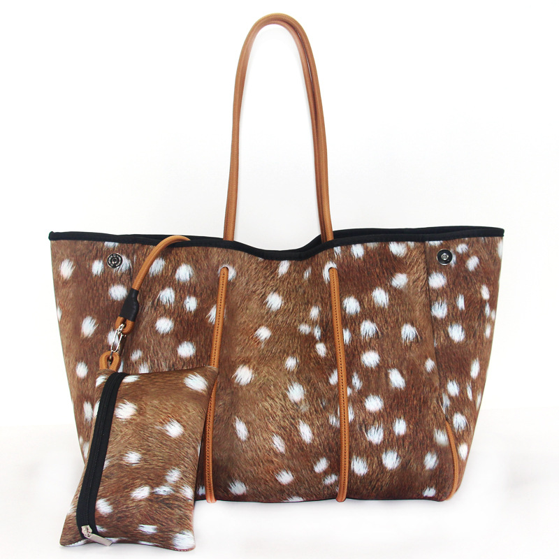 Bolso de playa de neopreno ligero para mujer