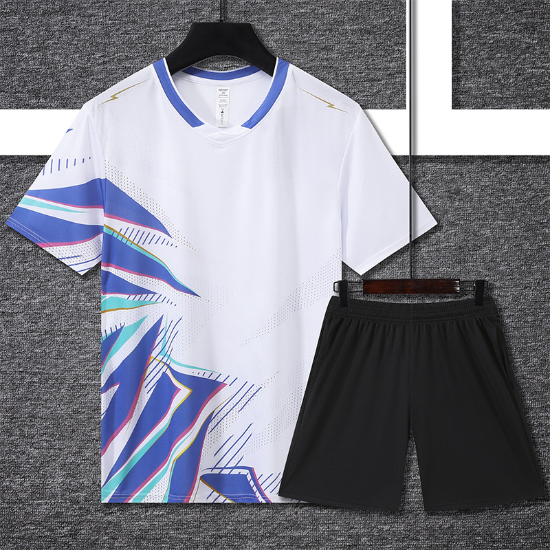 Nuevo traje de bádminton, ropa deportiva de verano, equipo al aire libre para adultos, ropa de entrenamiento competitivo, jersey de bádminton