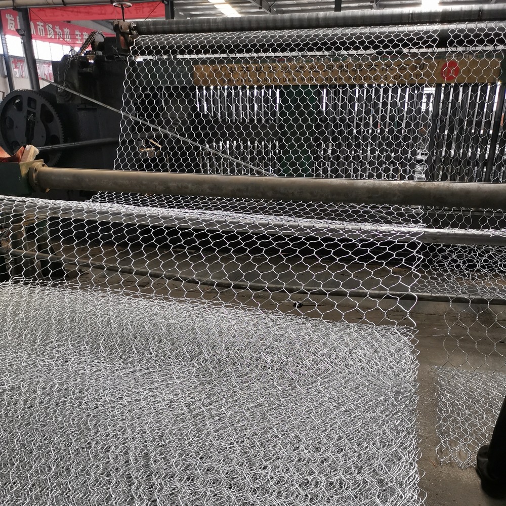 镀锌石笼网 堤坝水利防洪防护格宾网 高锌铝防护六角石笼网