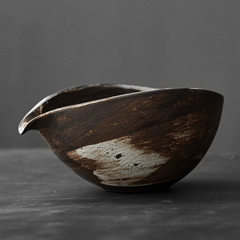 Yiye легкая лодка общественная чашка японский ручной работы ретро большой керамогранит порошок свинец ярмарка чашка даже чашка дозатор чая вода отрезана