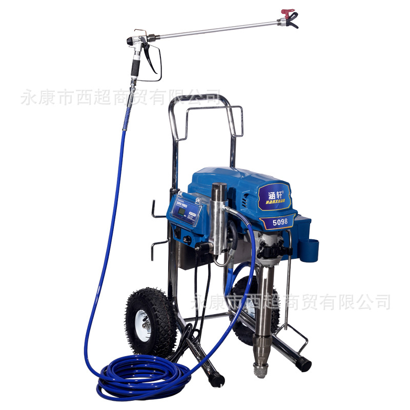Hanxuan gran máquina de pulverización eléctrica de alta presión sin aire pulverizador de pintura de látex pulverizador automático de pintura masilla pulverizador