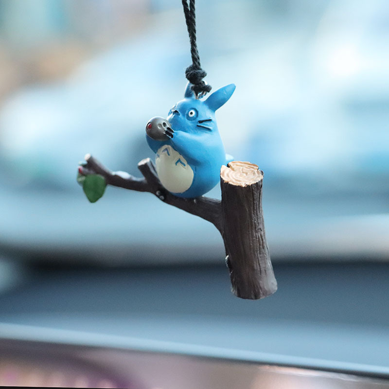 Cross-Border Scarecrow, Totoro, Buzz Lightyear Umbrella, Cute Ghost Car Decoration Supplies, Car Pendant, Decorative Pendant