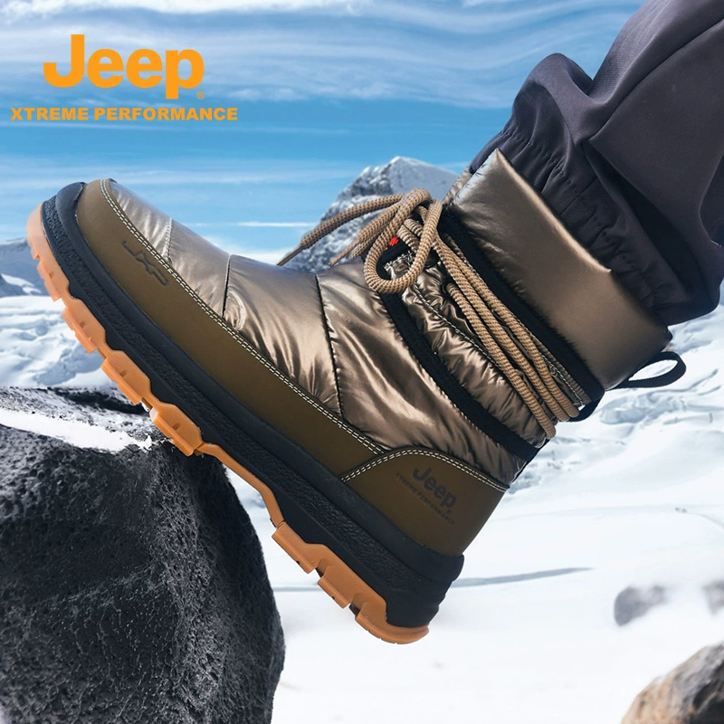 Зимние спортивные теплые нескользящие удобные универсальные ботинки JEEP для любимых