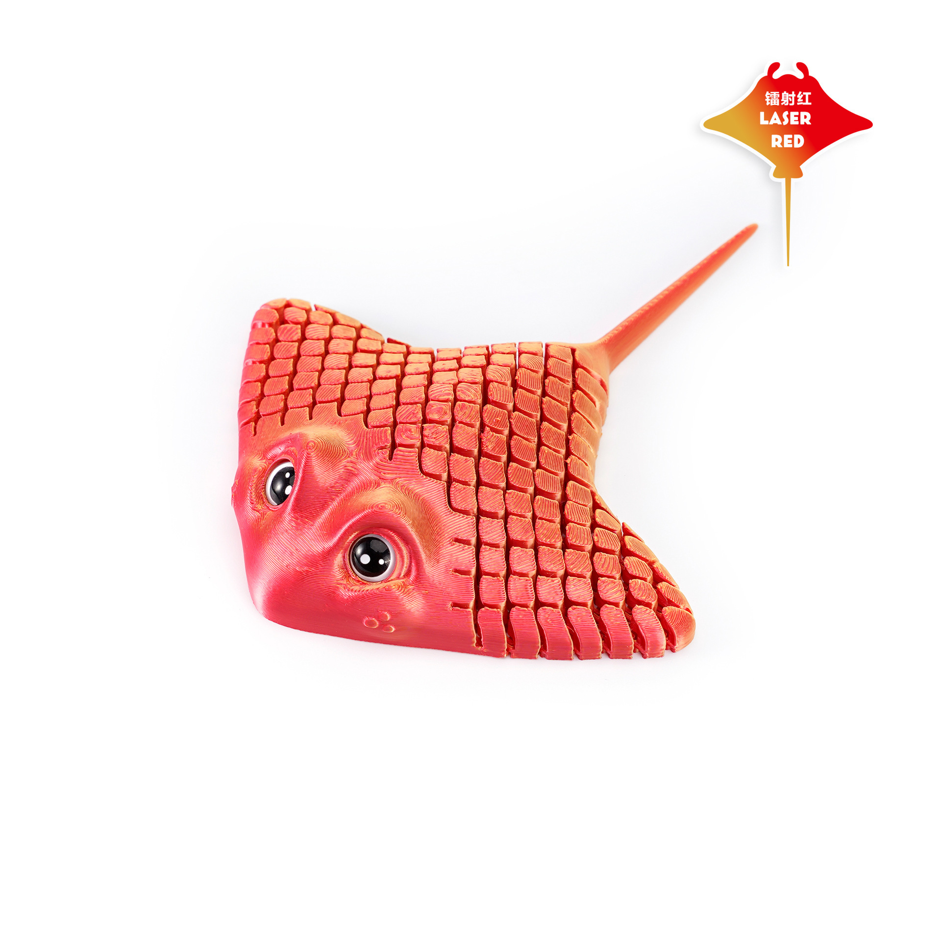 Ventas transfronterizas de impresión 3D peces diablo rayas ornamentos acuario paisajismo ornamentos creativos juguetes de impresión 3D para niños