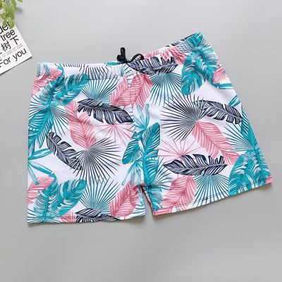 2023 nuevos troncos de natación anti-vergüenza playa vacaciones adultos de los hombres impreso moda suelta poliéster cordón natación