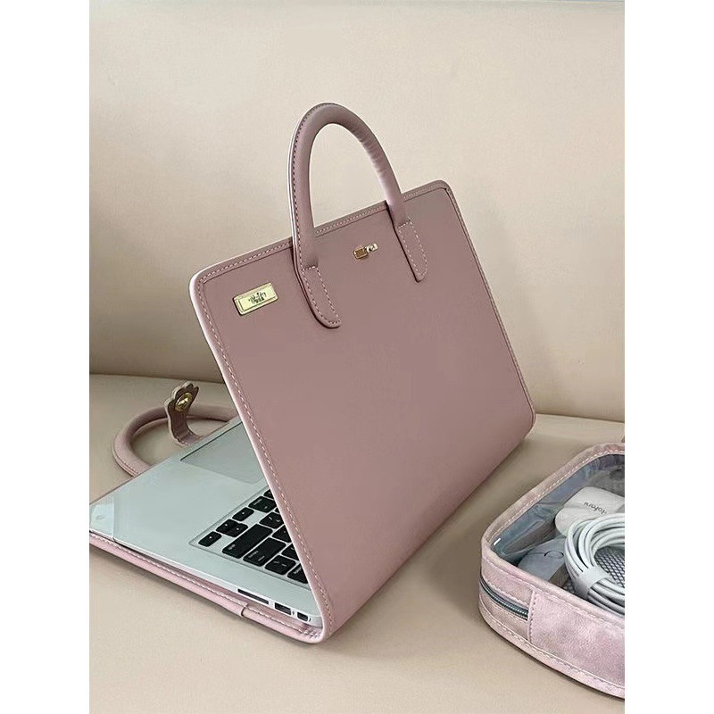 Protective Case, Protective Case, Computer Bag, Laptop Handbag, Pink Girl Computer, Gender-Neutral Style//
