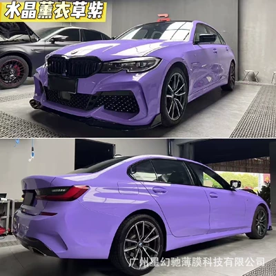 Auto Color Change Film — Blue car film, manufacturer wholesale - crystal-lavender-purple-pet-high-quality-152-16m
