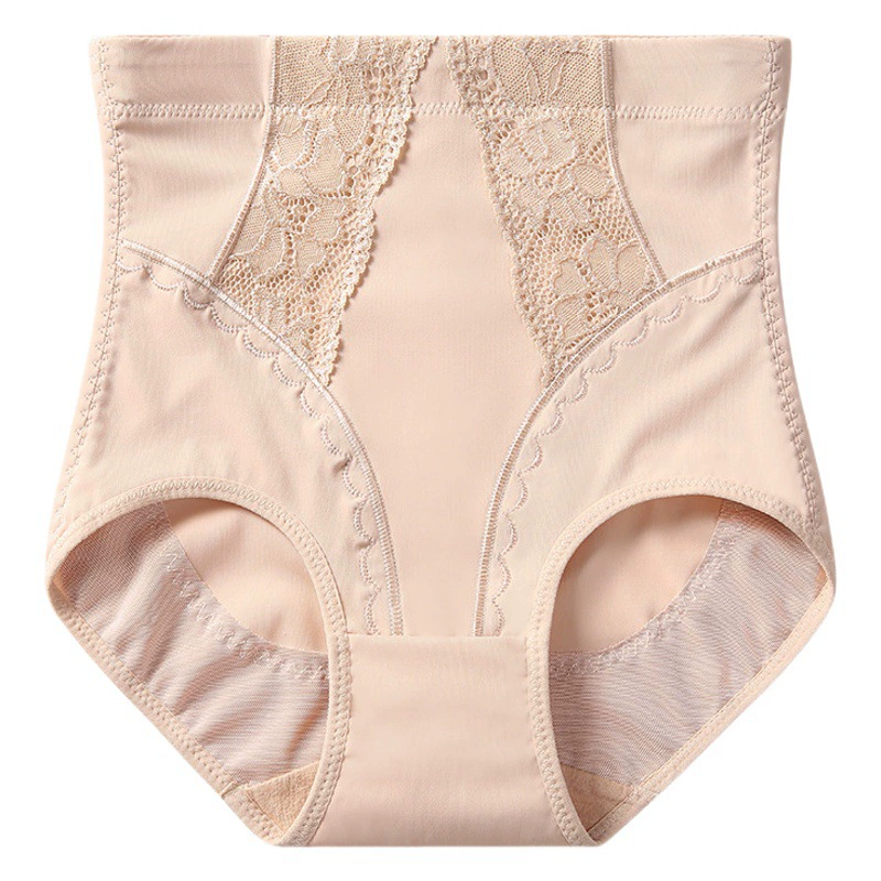 Новое нижнее белье из ледяного шелка с тонкой средней талией, женское послеродовое нижнее белье для подтяжки бедер, женское нижнее белье для сокращения живота