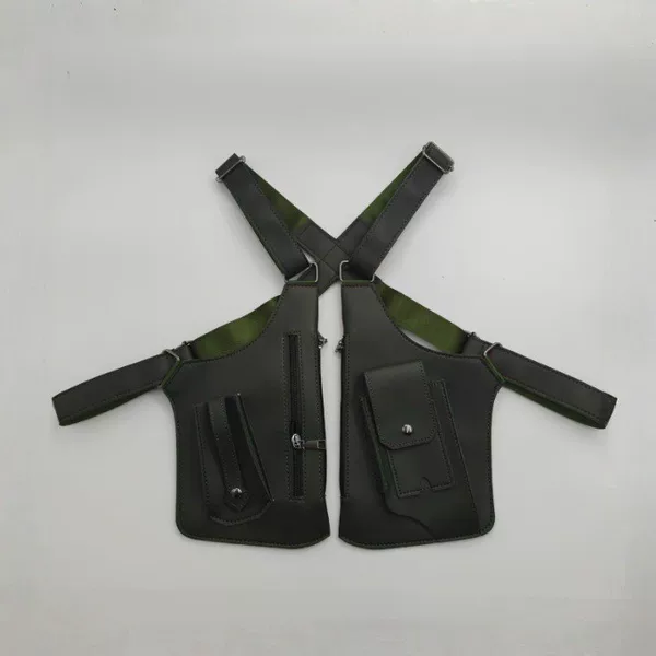 Vest Bag Retro Backpack with Armpit Shoulder Bag Multifunctional Shoulder Bag Men's Bag Outdoor Mobile Phone Bag Vest Bag