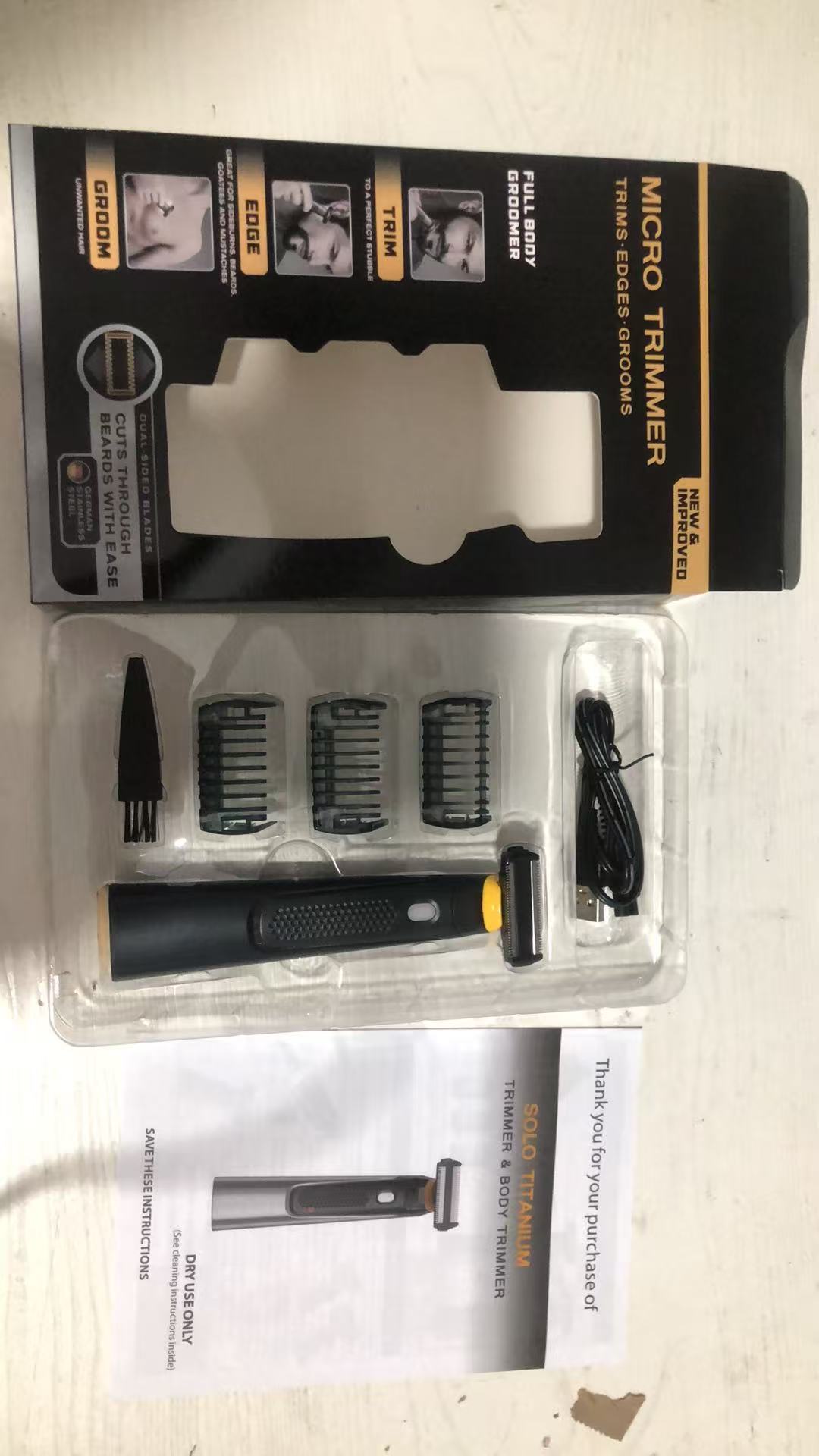 Umweltfreundlicher, grenzüberschreitender Styling-Rasierer, multifunktionaler elektrischer Barttrimmer, Rasierwerkzeug_voghion.com