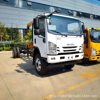 随车吊   五十铃 庆铃 出口五十铃中亚ISUZU  5吨徐工6.3吨吊机