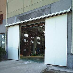 工业平开门 厂房车间仓库密封型钢制彩钢夹芯板保温门 重型平开门-阿里巴巴