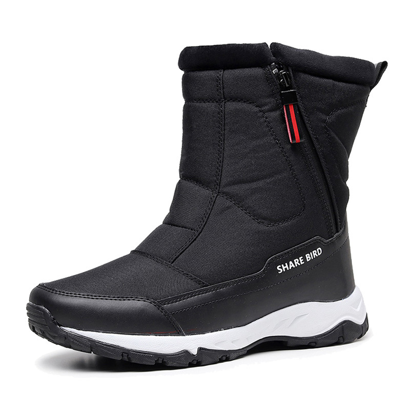 Botas de nieve cálidas y gruesas del noreste para hombres y mujeres, zapatos de esquí de invierno al aire libre, zapatos de algodón de moda, venta al por mayor, dropshipping