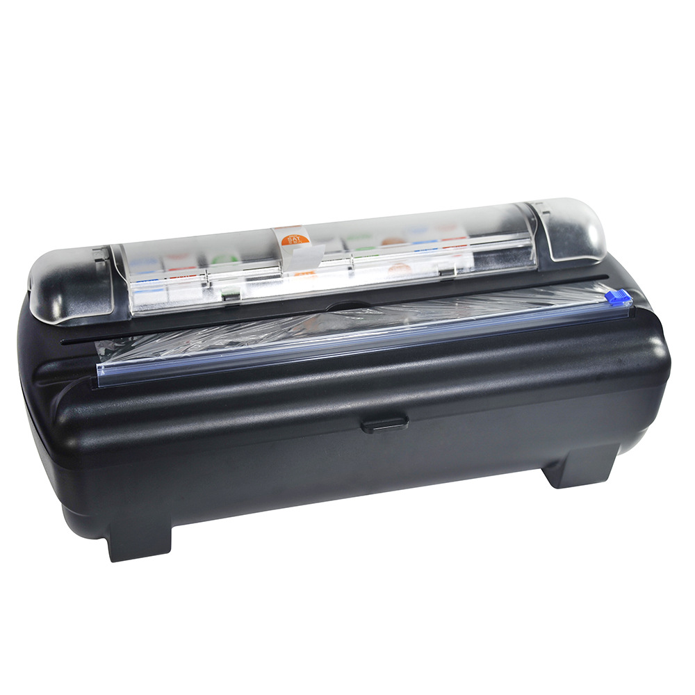 Jinde Commercial Plastic Wrap Cutter - Sliding Blade Plastic Wrap Cutting Box for Hotels, Restaurants, and Supermarkets