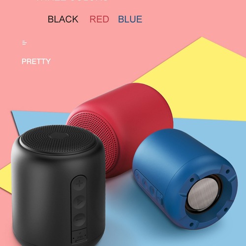 Cylindrical Bluetooth Speaker Wireless Creative Outdoor Mini Portable Small Speaker Subwoofer Home Gift Factory