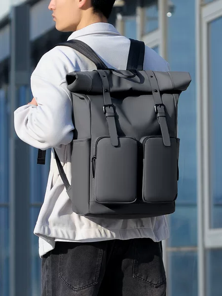 Cross-Border New Simple Fashion Travel Casual Backpack Short-Distance Travel Bag Large Capacity Business Computer Backpack