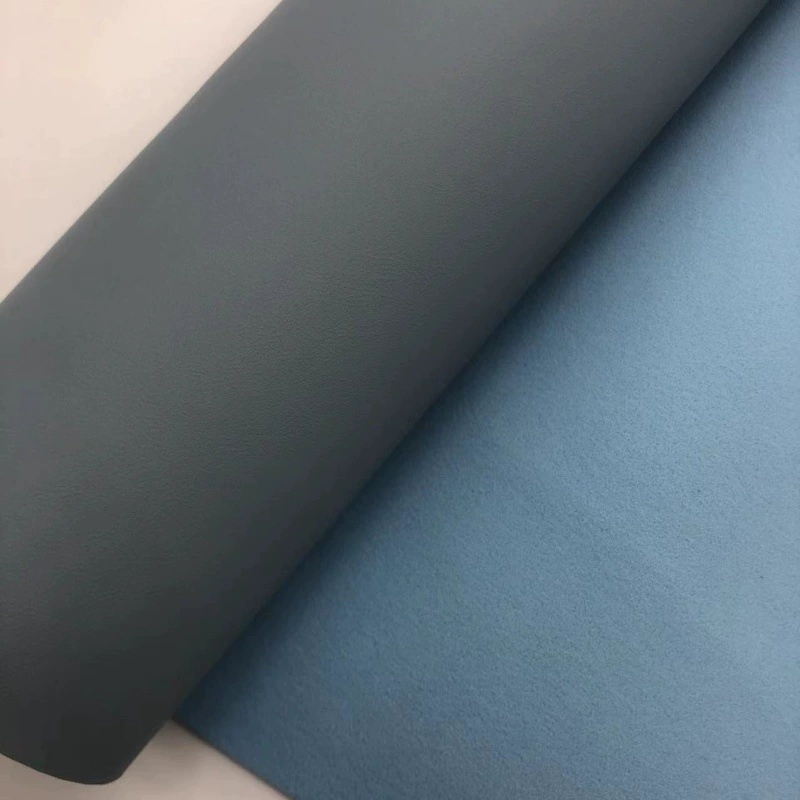 Имитированная microfiber текстура R-37 толщина 1.4 мм верх обувной материал кожа ткань PU-кожа Имитированная microfiber