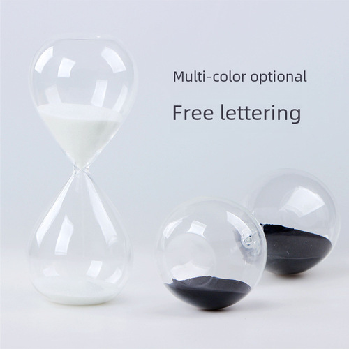 Creative Hourglass Timer 5 minutes 30 minutes 60 minutes Transparent Glass Hourglass Personal Gift Hourglass