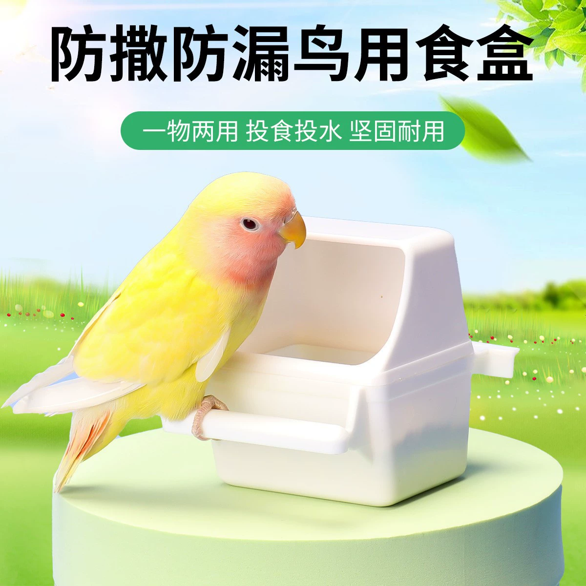 Кожа тигра Xuanfeng попугай против брызг птичьего поедания Коробка