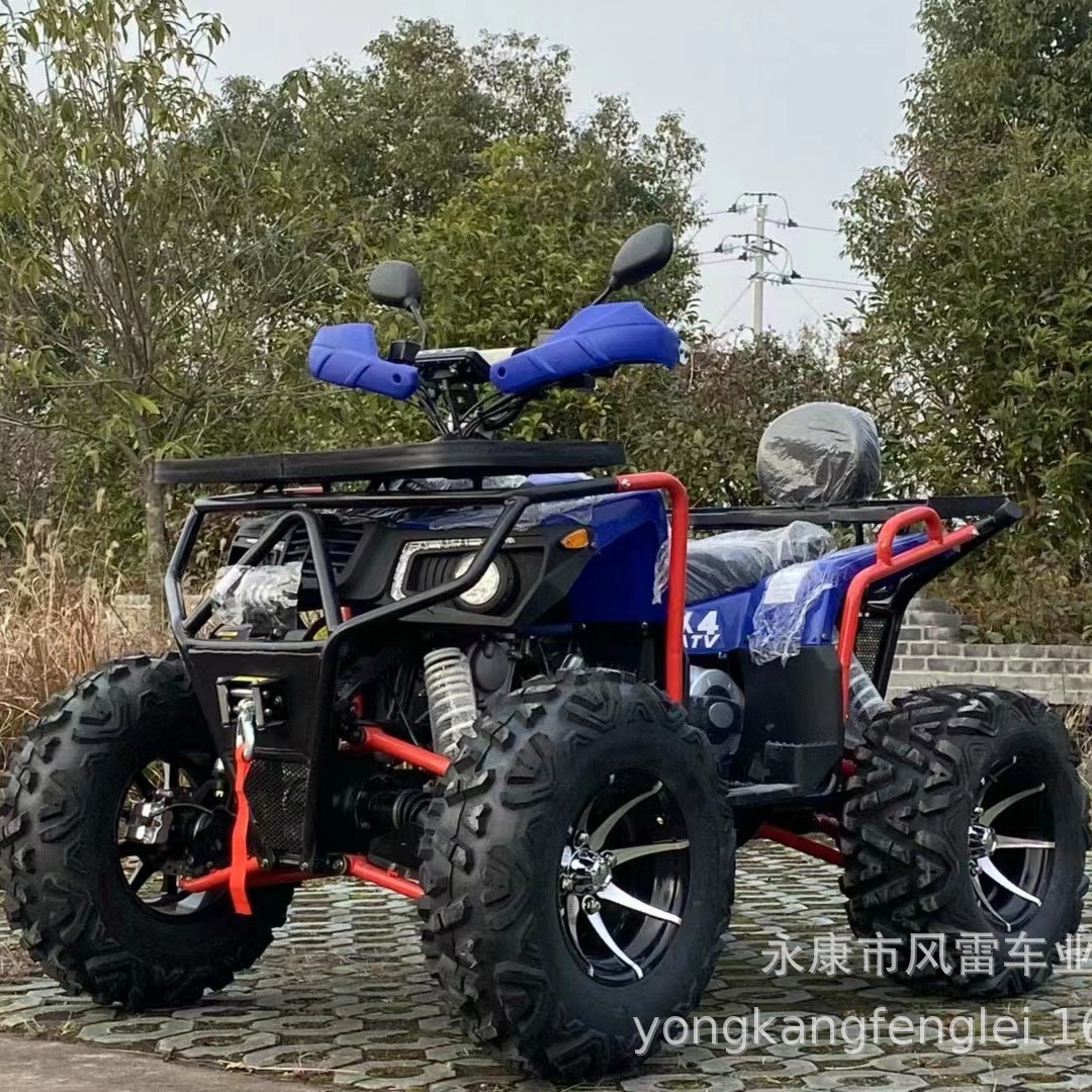 Cuatrimoto Todoterreno 4x4 con Suspensión Independiente 350cc de Hierro y Plástico