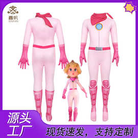 漫友社新马里奥cos紧身衣cosplay碧琪公主连体衣战斗服游戏服女
