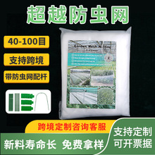跨境植物保护网蔬菜果树果园农用防虫网罩纱网大棚专用种菜60目