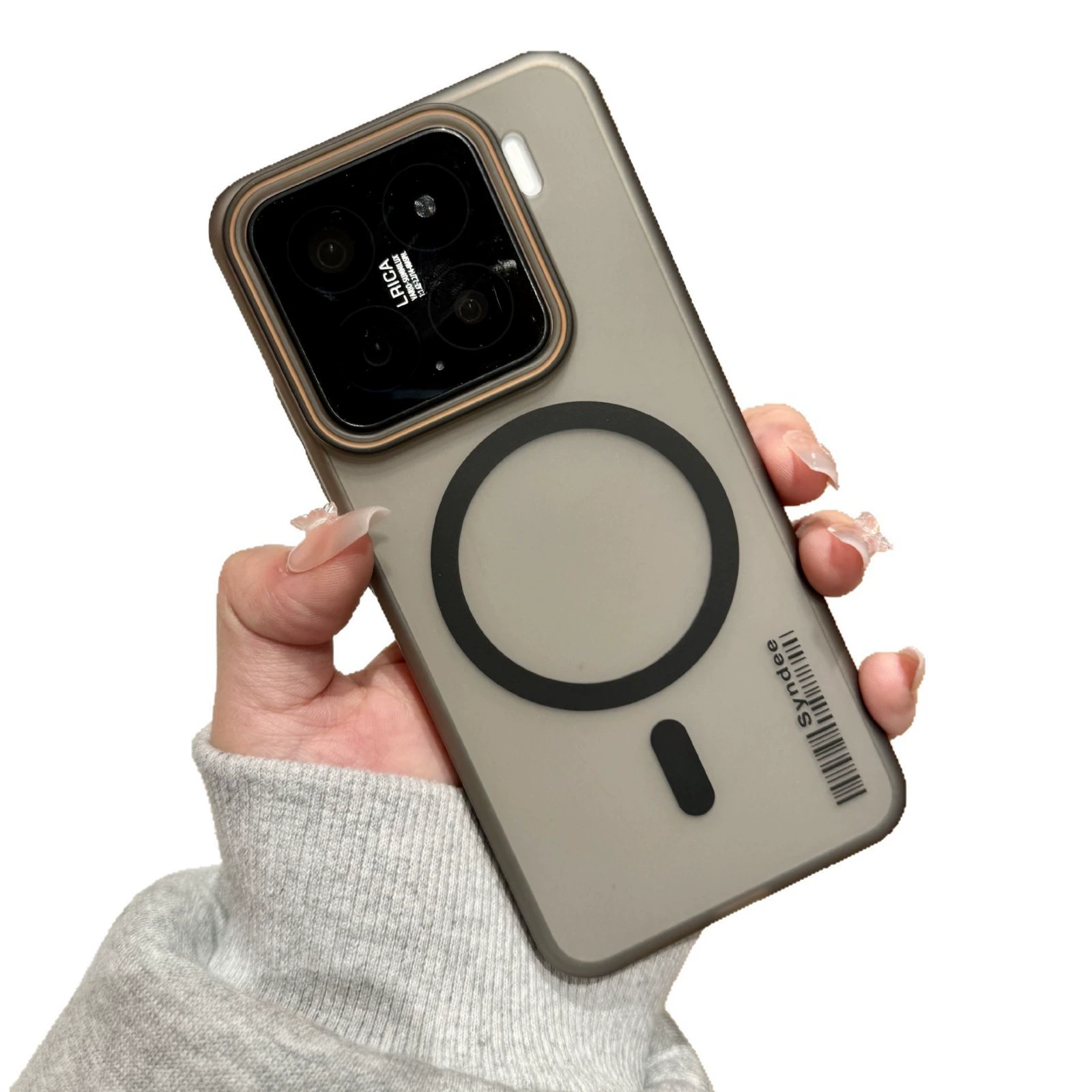 Защита для телефона Xiaomi 17Soft пряжа ледяной туман магнитный корпус для телефона xiaomi15ultra кожа-ощущение матовый ПК прочный защитный кейс