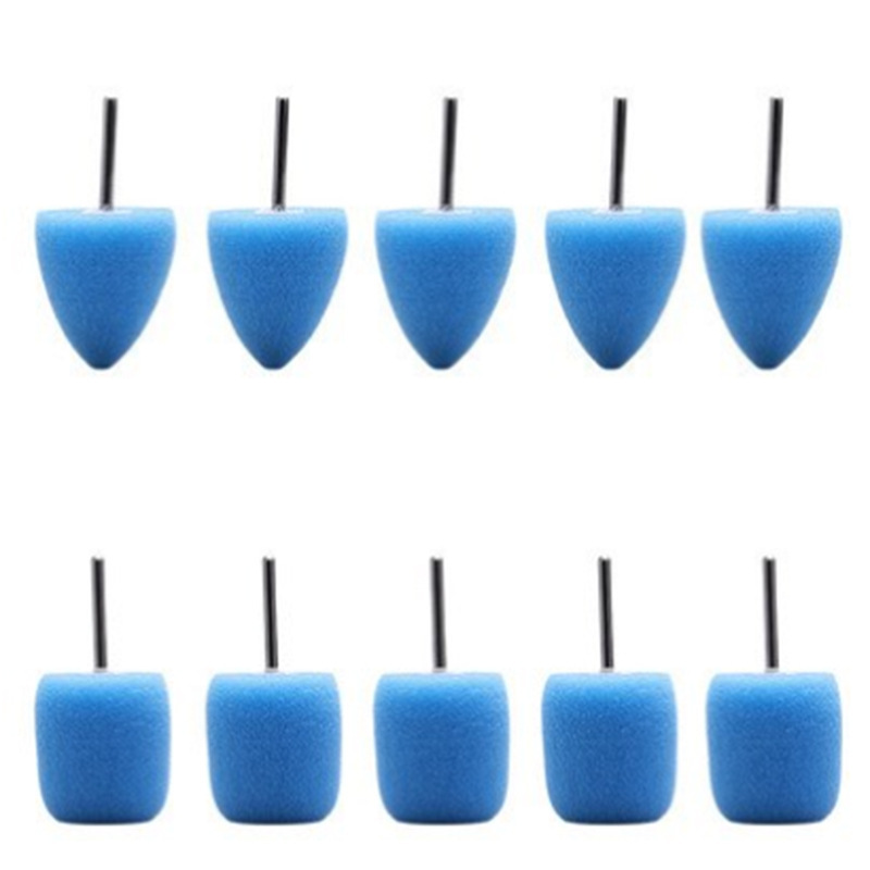 Cubo de la rueda de coche cónico pulido esponja tornillo cabeza de pulido anillo de acero puerta manija detalles con mango pulido disco belleza