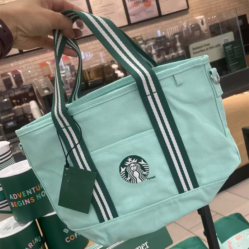 2026 New Model American Starbucks Canvas Bag Large Capacity Tote Bag Fashionable Shoulder Bag Crossbody Bag Handbag 2026 New Model American Starbucks Canvas Bag Large Capacity Tote Bag Fashionable Shoulder Bag Crossbody Bag Handbag