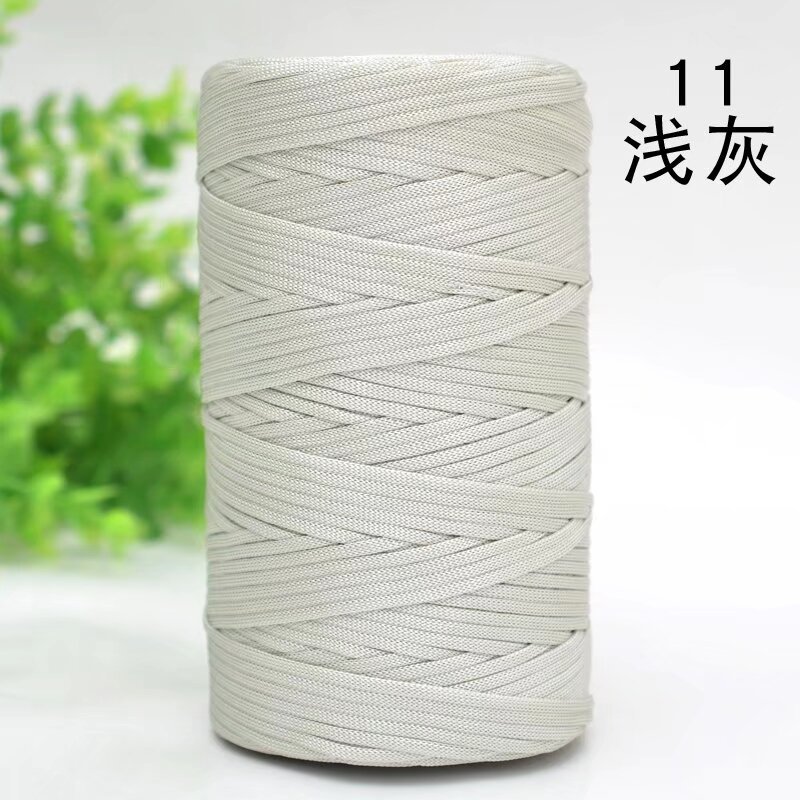 Algodón mercerizado, lino, laca, hilo de seda de hielo, bricolaje tejido a mano, protección solar de primavera y verano, sombrero para el sol, bolso de ganchillo, cojín, zapatos