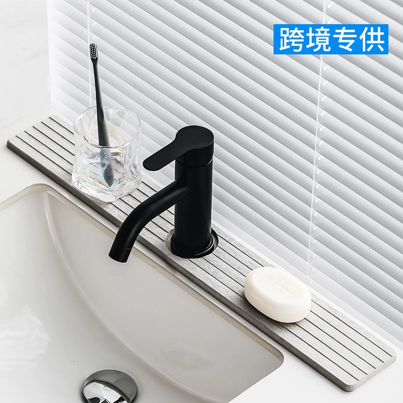 Диатомовый грязевой смеситель впитывающая подушка для кухонной раковины для ванной комнаты, столик для хранения, быстросохнущая жесткая подушка для ванной комнаты