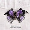 Purple accessory with bow, halloween, Lolita style