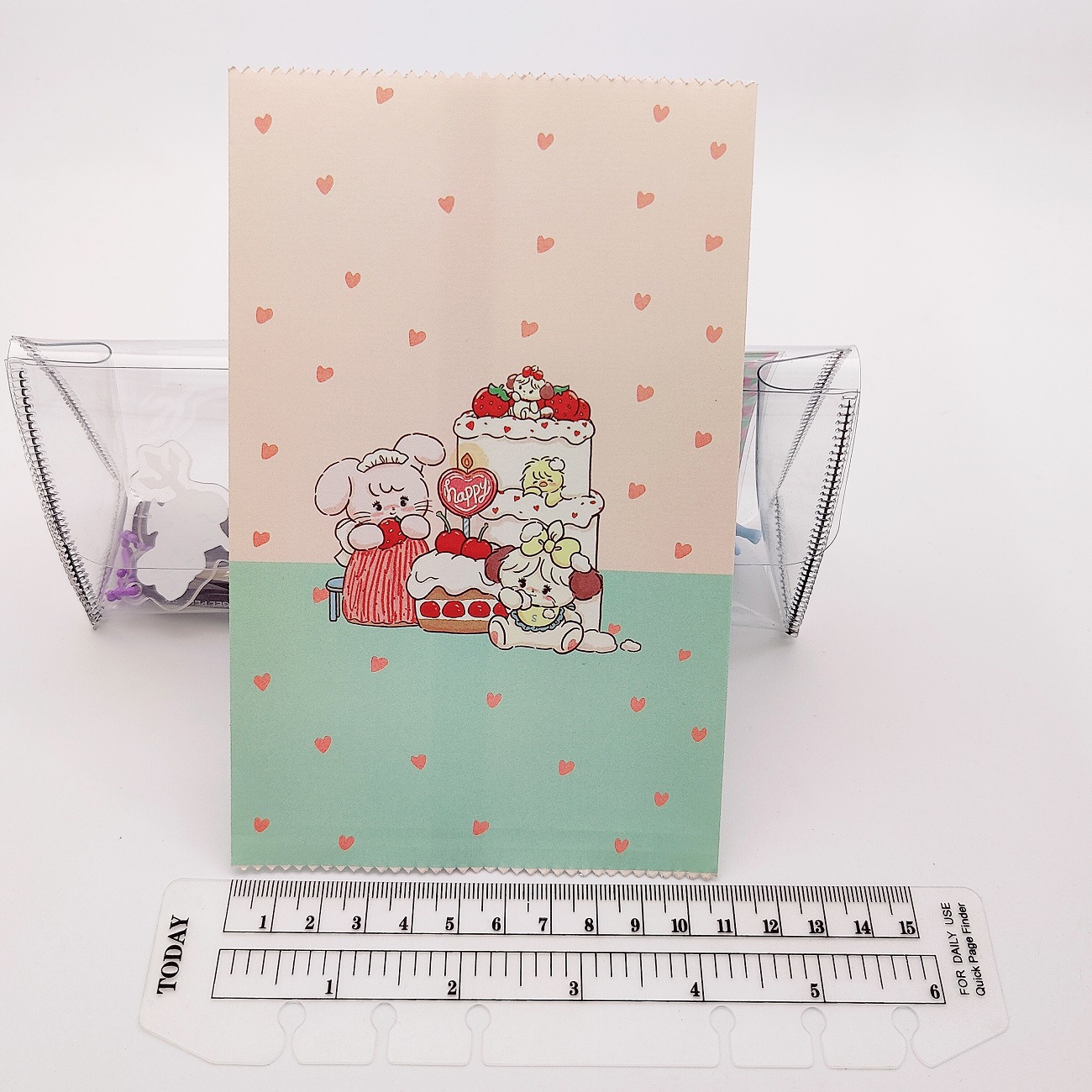 Estilo coreano japonés ins estilo Mikko lindo regalo bolsa de papel misceláneas bolsa de almacenamiento al por mayor embalaje de película material de columpio