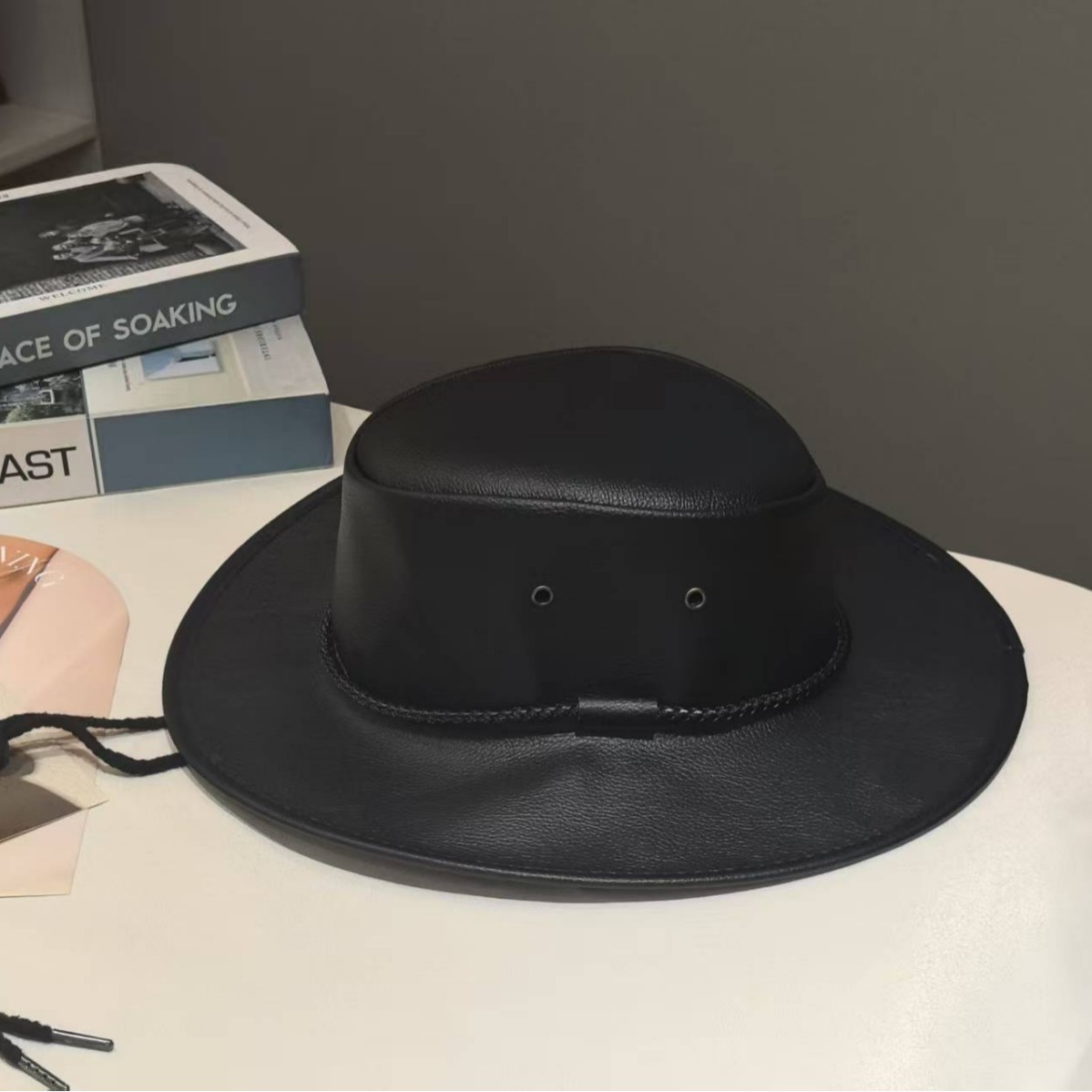 American Retro Western Cowboy Hat Outdoor Horseback Riding Camping Hiking Anti-Uv Sun Protection Mountaineering Hat