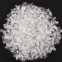 天然透亮白水晶碎石白水晶消磁石东海水晶手链净化供佛散装碎石