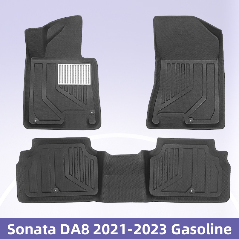 Aplicable a Hyundai Sonata DA8 2021 - 2023 Combustible 3D todo el tiempo material XPE almohadilla de pies
