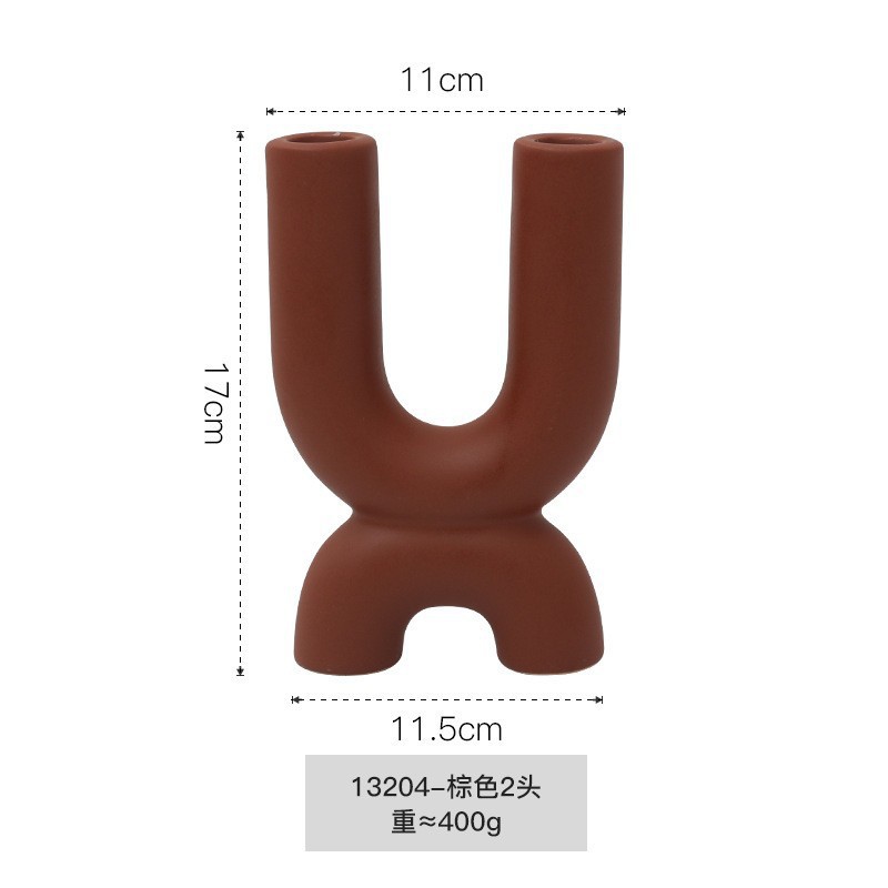 INS nórdico vela de cerámica blanca candelabro adornos accesorios de tiro cena romántica con velas decoraciones suaves adornos