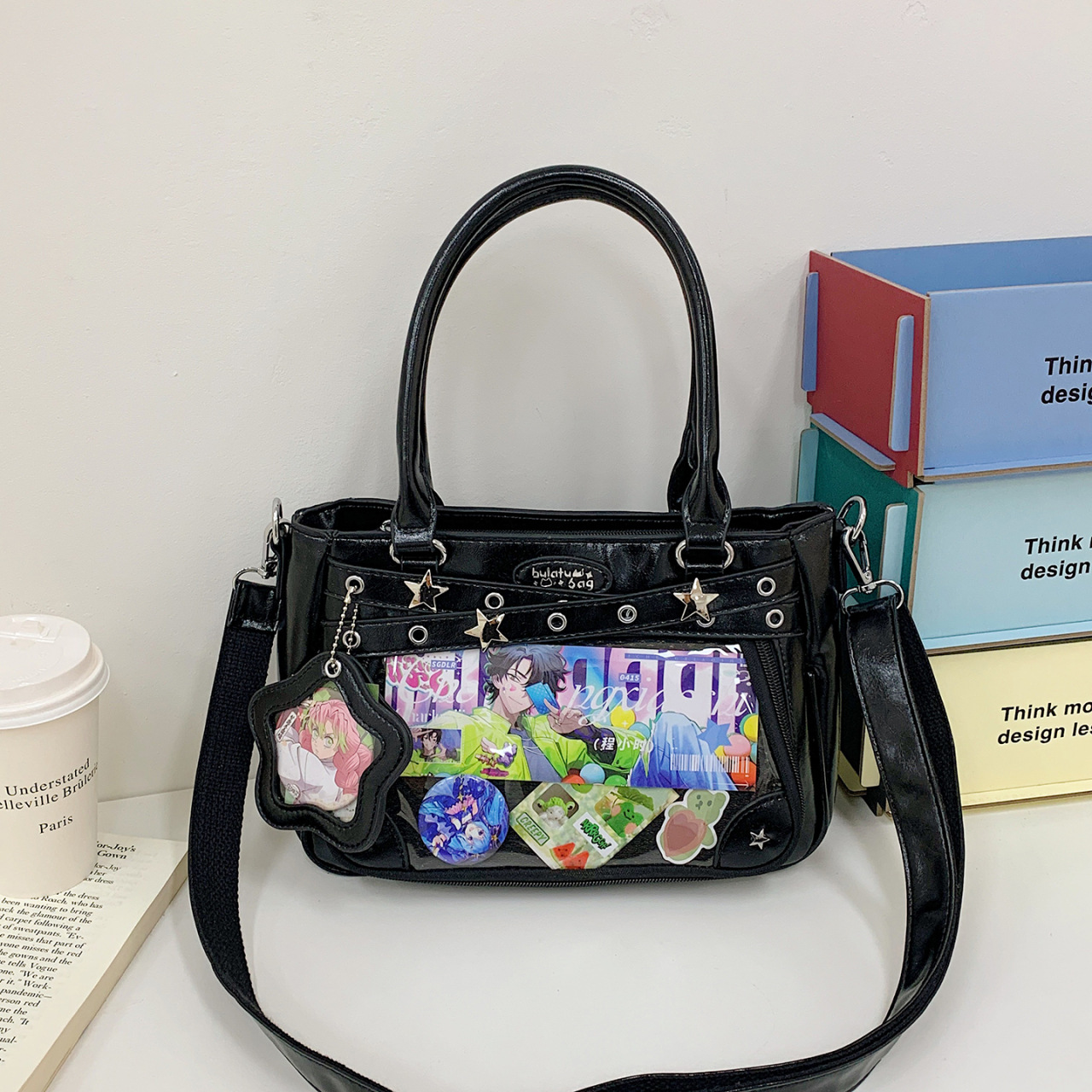 Anime Concert Large Capacity Badge Ita Bag Women's 2026 New Fashion Tote Shoulder Bag - Thumbnail 6