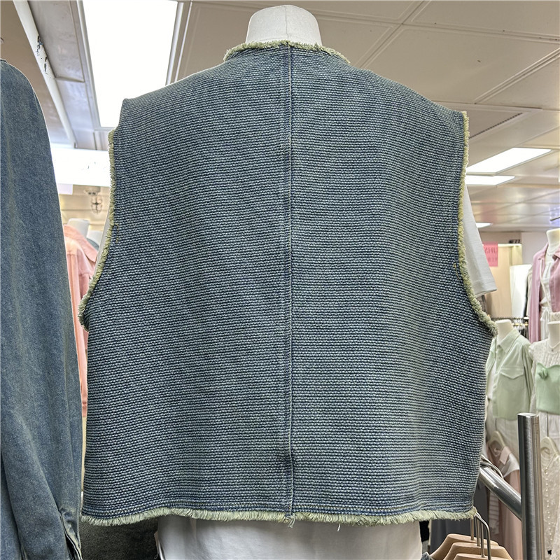 Nueva chaqueta de vaquín de estilo chino de estilo chino de nuevo estilo de primavera y otoño chaqueta corta y suelta