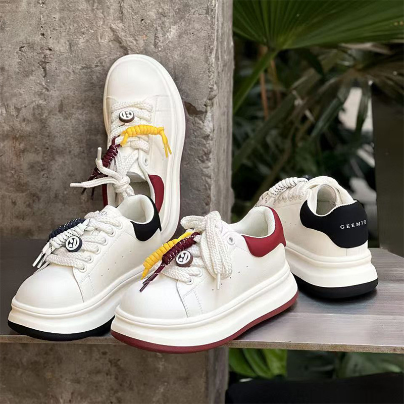 White Sneakers for Women 2025 Summer New Retro Breathable German Training Shoes Sports Casual Shoes Versatile Thick-Soled White Shoes White Sneakers for Women 2025 Summer New Retro Breathable German Training Shoes Sports Casual Shoes Versatile Thick-Soled White Shoes