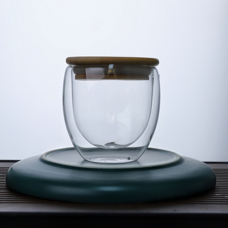 250 ml con tapa de bambú