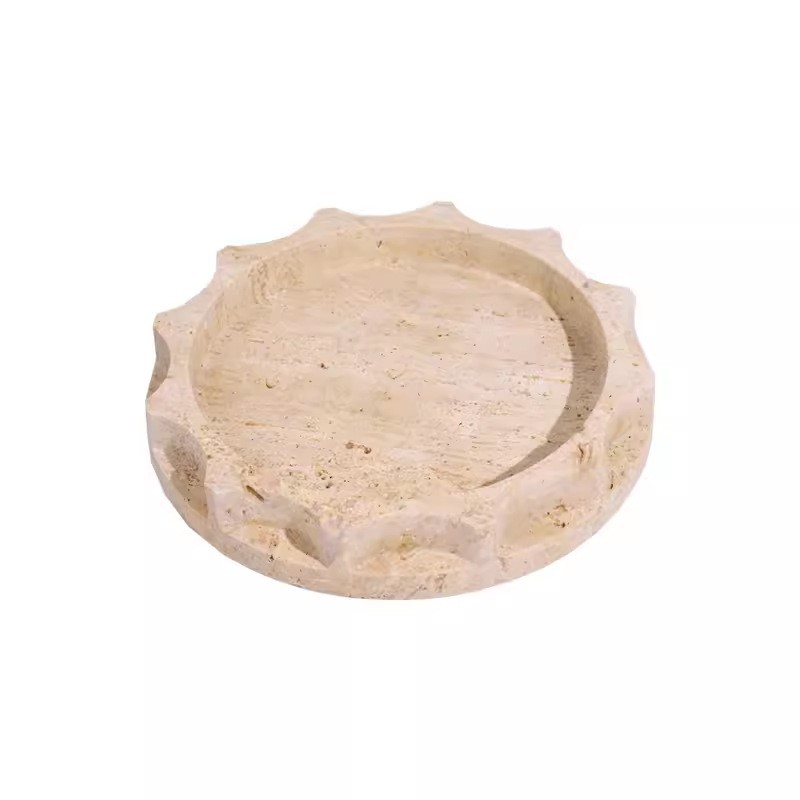 Geométrica piedra de cueva natural adornos de mármol de viento silencioso decoración del hogar modelo de arte de decoración de escritorio de decoración suave
